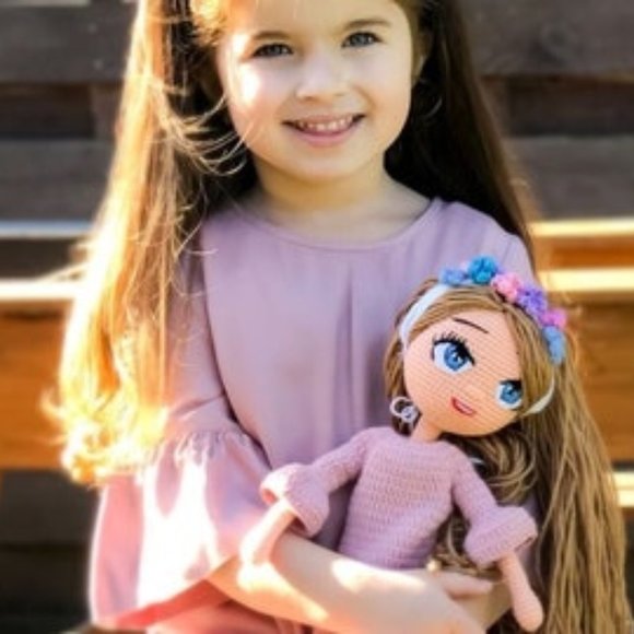 Songs for Littles ,crochet Ms. Rachel, amigurumi doll, - Picture 1 of 1